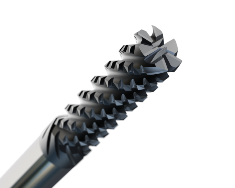 Close up of the unique geometry of the D8961