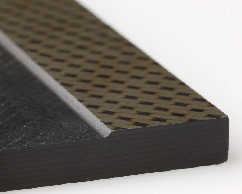 Magnified section of composite material