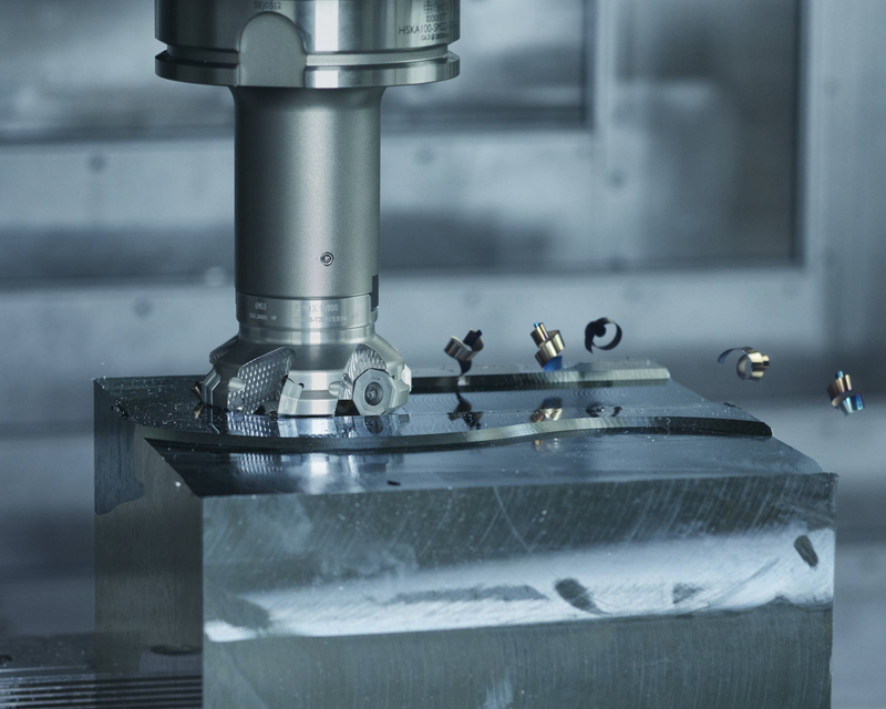 An example of face milling