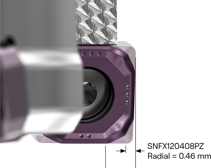 Side clearance of insert variants