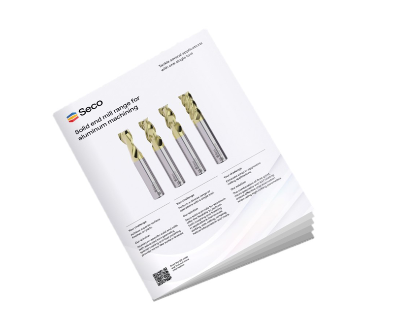 Factsheet - Seco Solid End Mills for Aluminum | Seco Tools