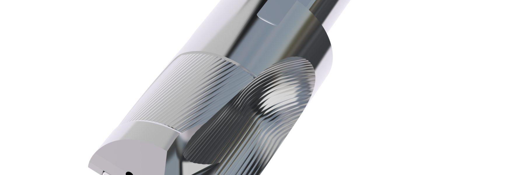 经过优化的排屑槽有助于将切屑排出钻体