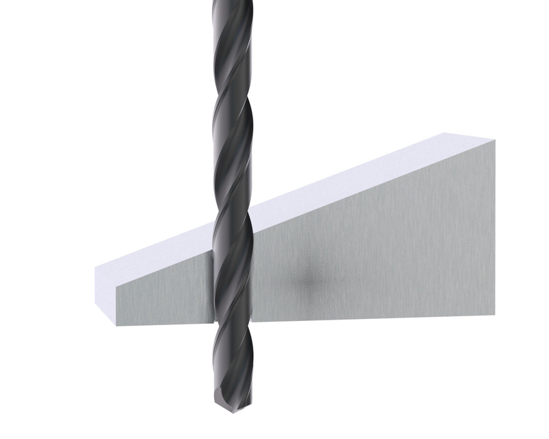 Hole entrance with Universal Drill