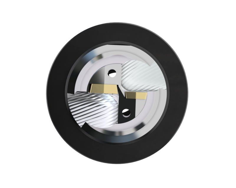 Straight flute design and wave pattern keep chips moving