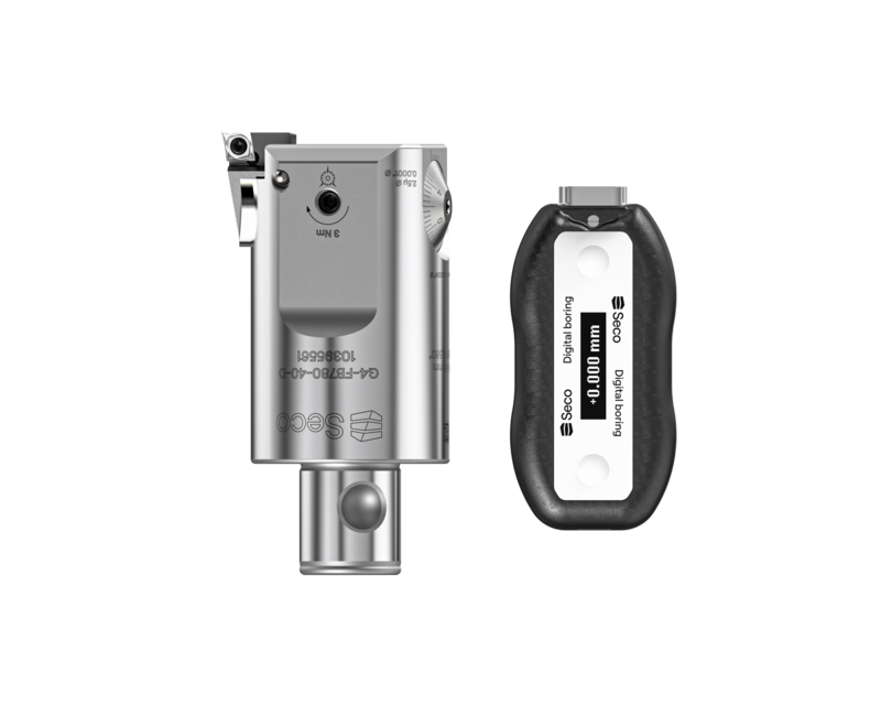 Digital Radial Boring Head with top view of display