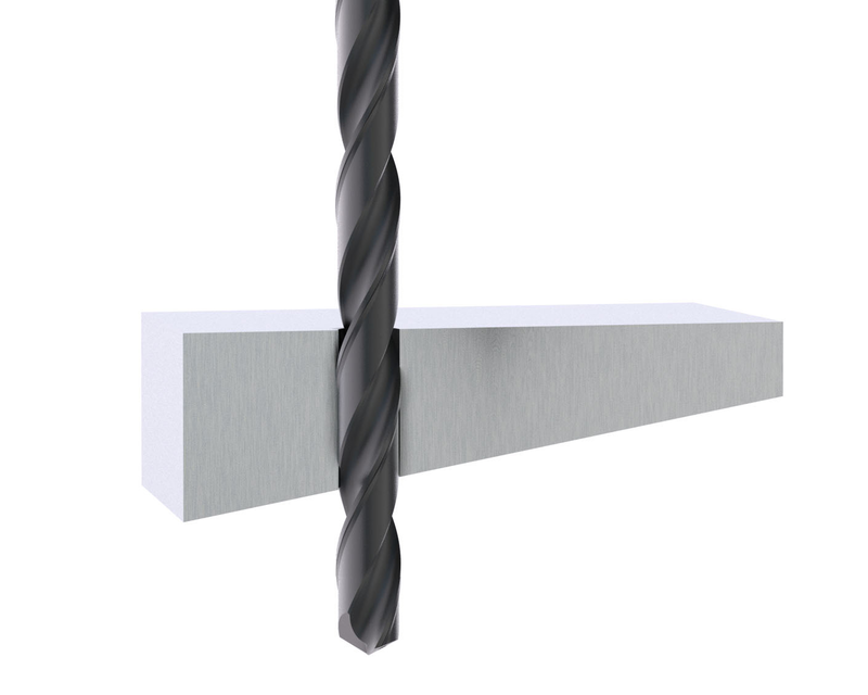 Hole entrance with Universal Drill