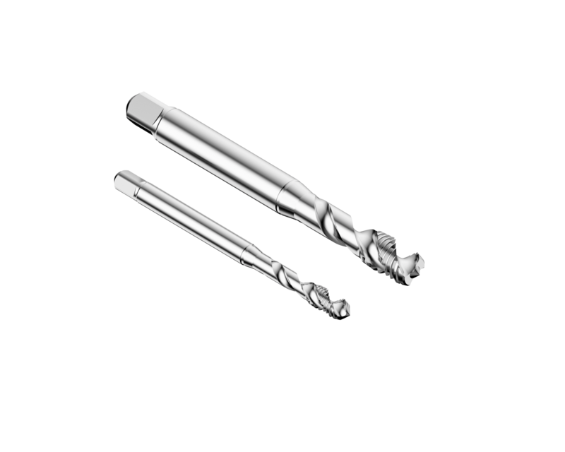 The purpose‑built geometries of the T35 Tap are matched to steel, cast iron, aluminum, and hard materials